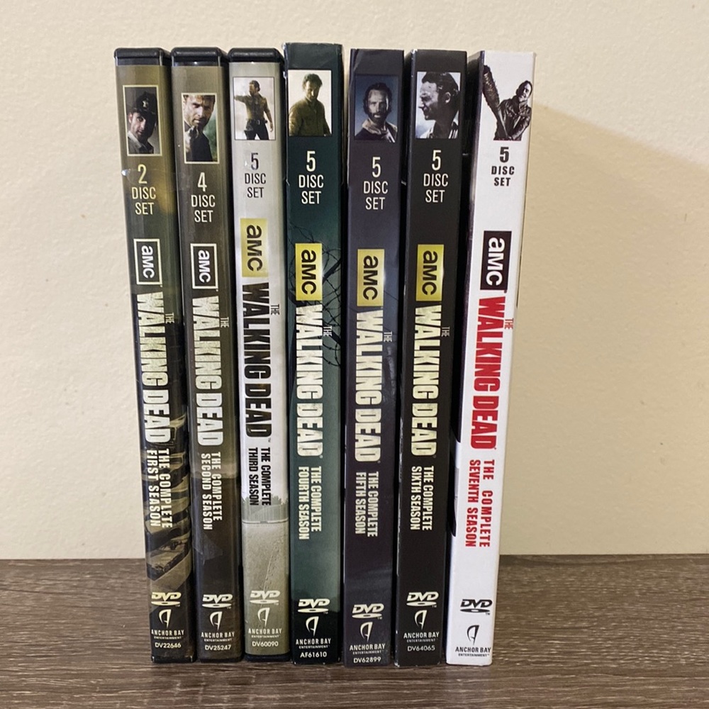 Walking Dead seasons 1-7